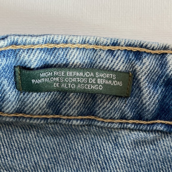 Wild Fable High Rise Distressed Bermuda Shorts Size 6 - Picture 7 of 12